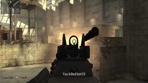 Call Of Duty 4 Pezbot Test 1vs9