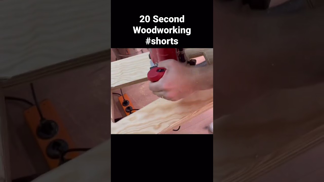 20 Second Woodworking Project: Montessori learning tower 