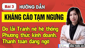 Hướng dẫn kháng cáo Google Ads bị tạm ngưng do Tránh né hệ thống, Phương thức kinh doanh, Thanh toán