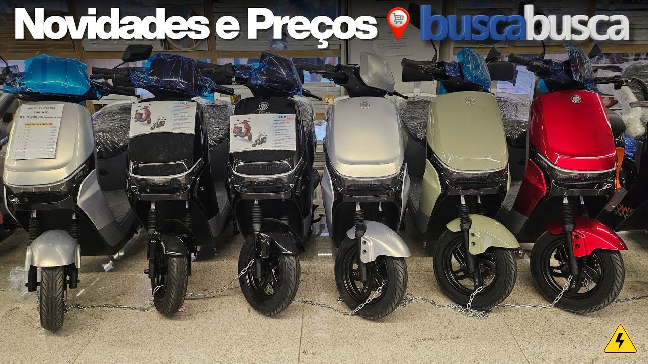 NOVAS BIKES ELÉTRICAS E AUTOPROPELIDOS DO BUSCA BUSCA - VEJA OS PREÇOS.