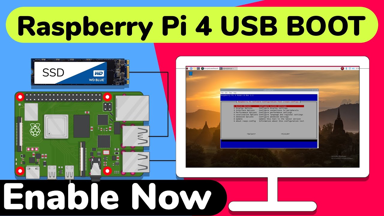 Raspberry Pi 4 8GB & USB Boot 