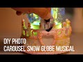 DIY Photo Carousel Snow Globe Musical Create Your Romantic Memories DIY Photo Carousel Snow Globe Musical Create Your Romantic Memories