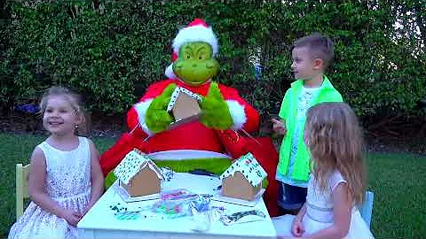 Stacy and friends play fun with Grinch