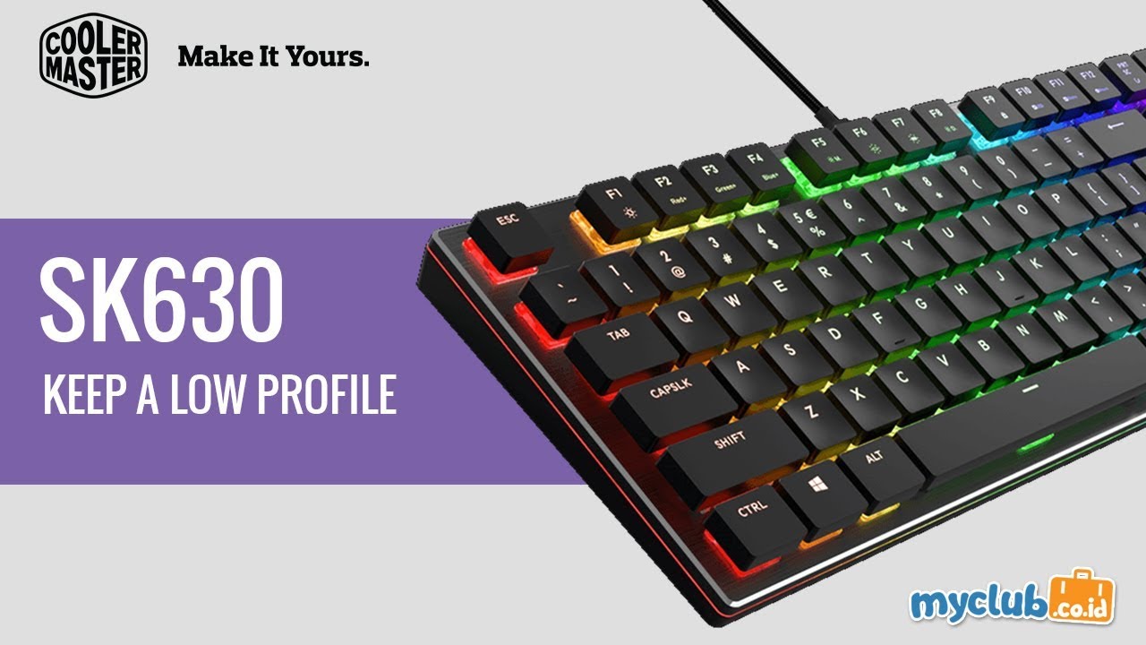Cooler Master SK630 - Keyboard Gaming Ringkas