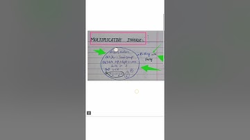 Multiplicative Inverse / Ring Theory #ytshorts /#shorts