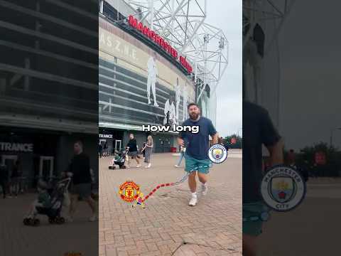 How Long to Run from Old Trafford to The Etihad? 🏃🏻♂️💨