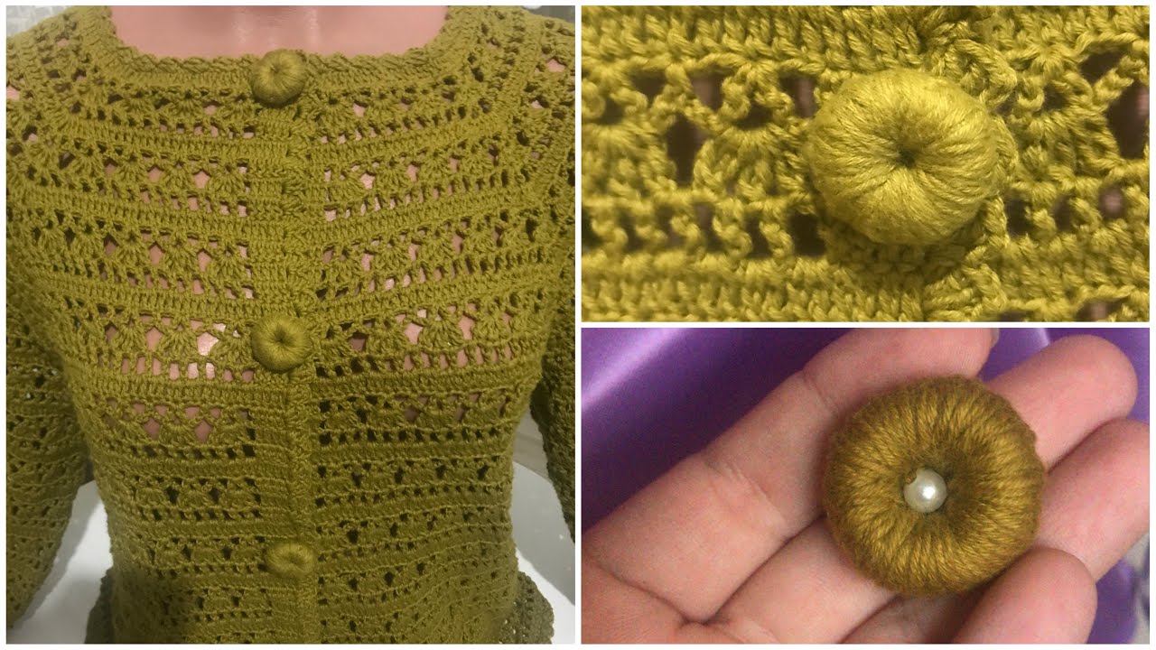 Tığ ile düğme yapımı