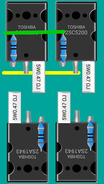 merakit transistor final toshiba untuk power amplifier