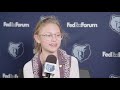 Le Bonheur Jr. Broadcaster interviews Jonas Valanciunas