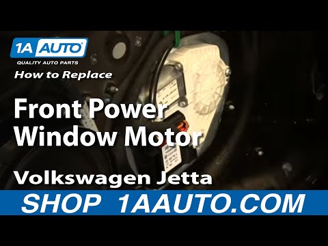 How to Replace Front Power Window Motor 05-10 Volkswagen Jetta