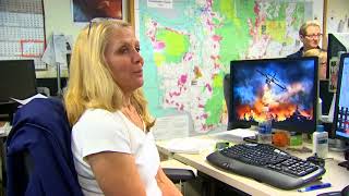 Inside wildfire command center