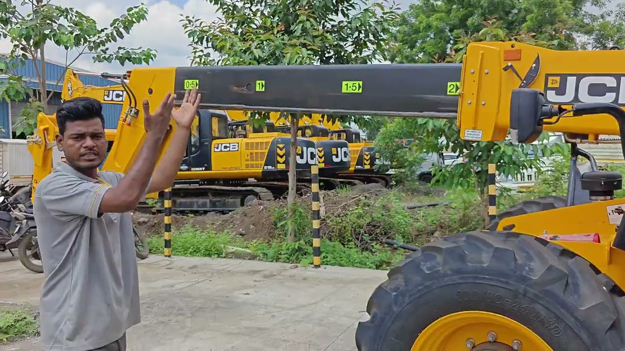 NEW JCB TELEHANDLER MACHINE REVIEW 