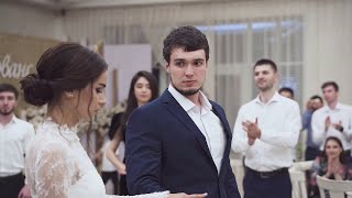 Осетинский танец СИМД и ХОНГА КАФТ в исполнении жениха и невесты (Свадьба Дзугаевых)