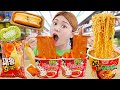 Mukbang korean convenience store food by hiu 