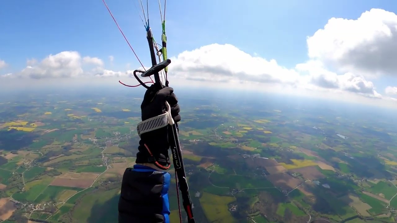 Petit Cross parapente départ treuil