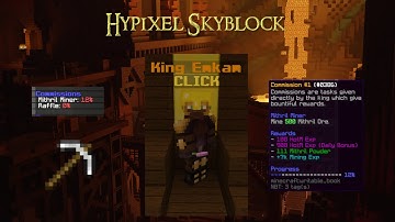 How To Complete Commissions In Hypixel Skyblock!!!