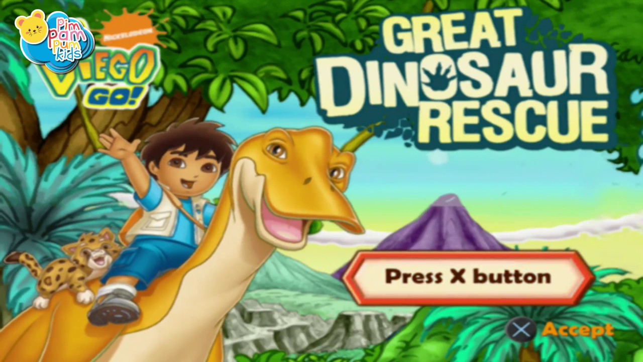 Go Diego Go ! Great Dinosaur Rescue ep 1 PimPamPum