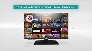 Cello C2224WSH 22" Smart TV with WebOS | Compact Streaming | Product Demo & Overview