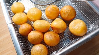 3 BAHAN JE! Resepi Bebola Ubi Keledek Cameron (Golden Sweet Potato Ball) | BASICKELI