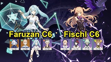 Faruzan C6 Mian DPS & Fischl C6 aggravate Spiral abyss floor 12 genshin impact