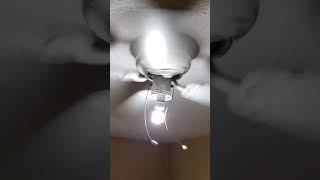Violently wobbling ceiling fan found during home inspection #seemslegit #shorts #homeinspection