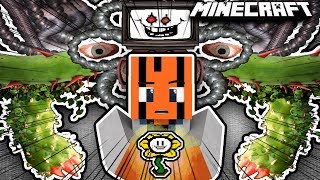오메가 플라위를 만들어 몰살루트 샌즈와 싸우다!! [마인크래프트 몬스터 스쿨 상황극] minecraft monster school screenshot 3