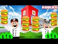 Hamburgerci Kurduk ve Zengin Olduk!! - Panda ile Roblox Burger Bay