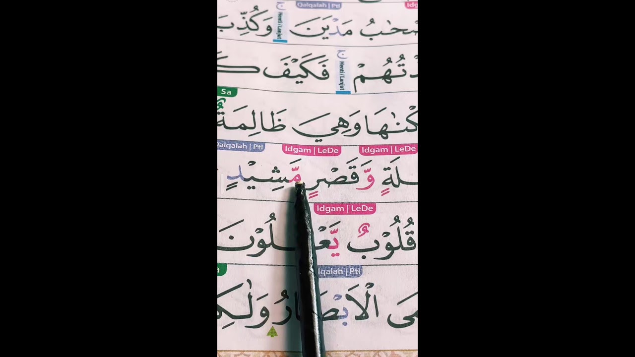 BELAJAR MENGAJI AL-QUR'AN DAN TAJWIDNYA 9 MARET 2026