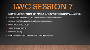 Salesforce Lightning Web Components LWC Practice Session 7