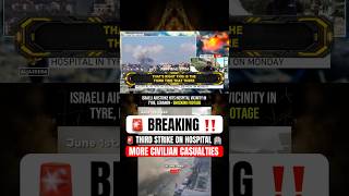 Israel Bombs Lebanese Hospital for THIRD Time | ICU Destroyed #News #Shorts #Israel #Lebanon #War