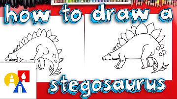 How To Draw A Stegosaurus