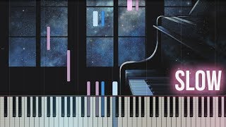 Debussy - Clair De Lune | SLOW Piano Tutorial How To Play + Sheets