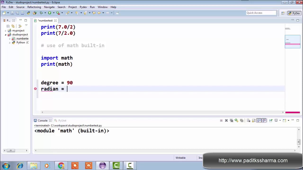 Roles of Number Data/Built In Type in Python - YouTube