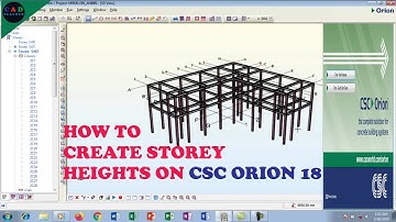 Orion 18 Tutorial: How to create building storeys heights