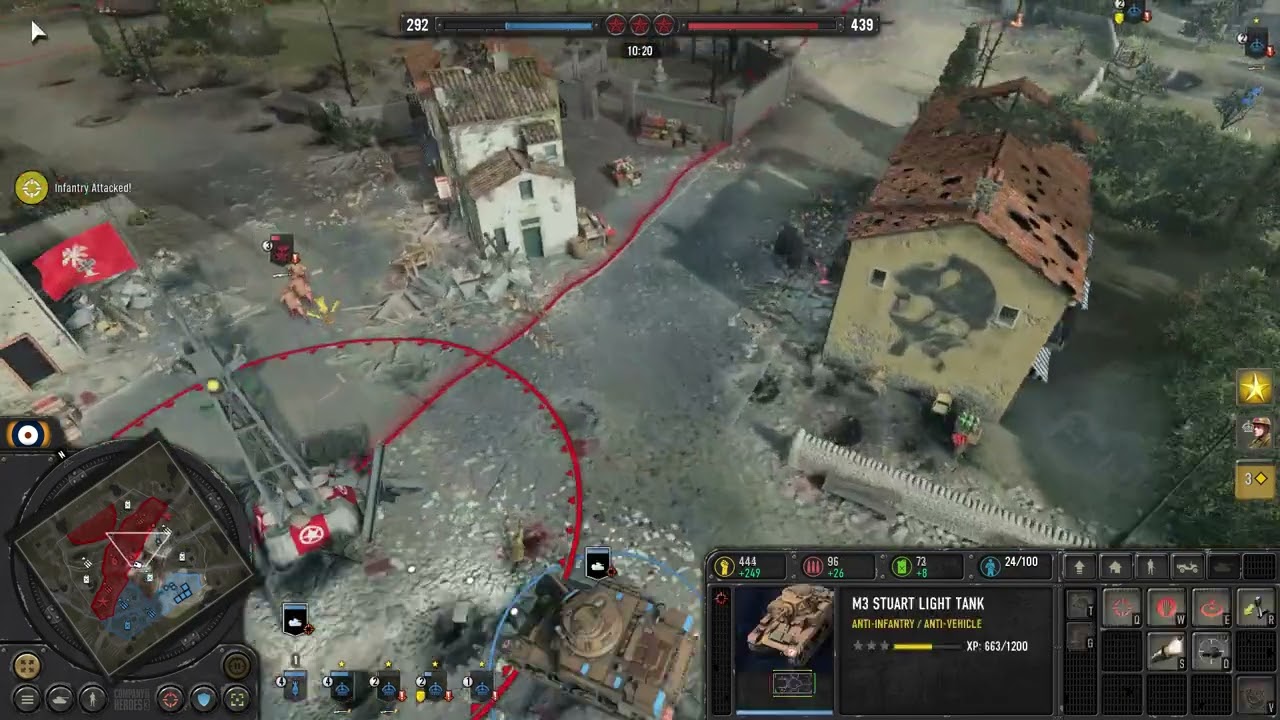 COH3 1v1 - Turining a game around with less than 50 points!