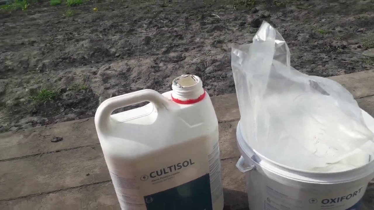 Внесение Оксифорт и Культисол, видео от клиента