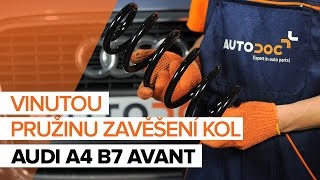 Montáž zadní levý pravý Odpruzeni AUDI A4 Avant (8ED, B7): video zdarma