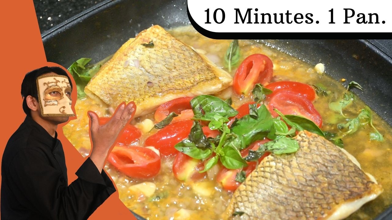 [10 Min] Italian Fish Dish Anyone Can Make That Tastes Restaurant-Level (Acqua Pazza)