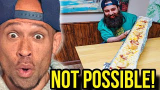 Celebrity REN'S UNBEATEN MONSTER MAC & CHEESE CHALLENGE! Beard Meats Food REACTION! Wealth