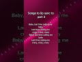 🎧songs to lip sync to 🎧 #part2 #songs #lipsync #like
