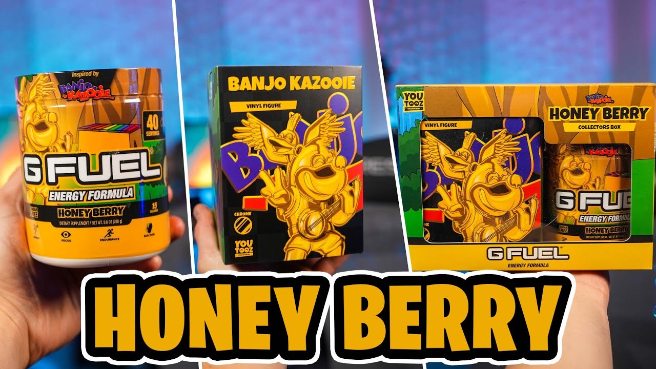Honey Berry GFuel Flavor Review! YouTube