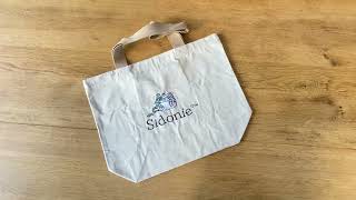 Broderie Tote Bag Restaurant Sidonie et compagnie - Guingamp
