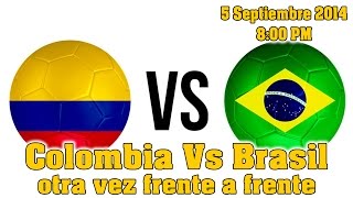A que hora juega Colombia vs Brasil