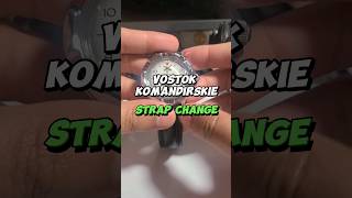 How to change strap on a Vostok Komandirskie watch?