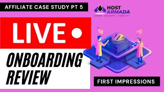 Hostarmada Review - Onboarding and Wordpress Website Setup [Affiliate Marketing Case Study Part 5]