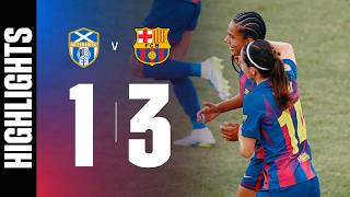HIGHLIGHTS | UD TENERIFE 1 vs 3 FC BARCELONA | LIGA F 🔵🔴