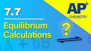 AP Chemistry 7.7 – Calculating Equilibrium Concentrations | Revision Video #apchemistry