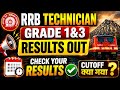 RRB Technician 2026 Results Out l Technician Grade 1 & 3 Results Out l Technician Cutoff 2026