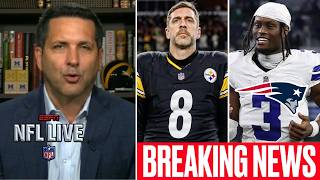 NFL LIVE | Adam Schefter has the latest on Aaron Rodgers' future with Steelers? Pickens to Patriots?