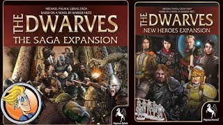 The Dwarves: The Saga and New Heroes Expansions — game preview at SPIEL '17